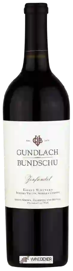Weingut Gundlach Bundschu - Estate Vineyard Zinfandel Weingut Gundlach Bundschu - Estate Vineyard Zinfandel