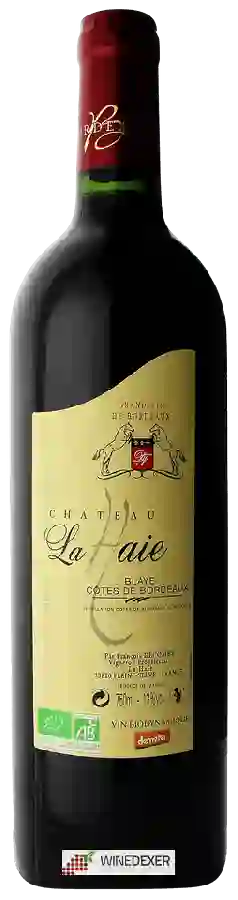 Château La Haie - Blaye Côtes de Bordeaux Rouge Château La Haie - Blaye Côtes de Bordeaux Rouge