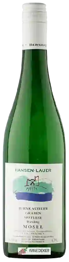 Weingut Hansen Lauer - Bernkasteler Graben Spätlese Riesling Weingut Hansen Lauer - Bernkasteler Graben Spätlese Riesling