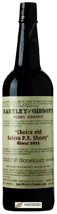 Weingut Hartley & Gibson's - Choice Old Solera PX Sherry