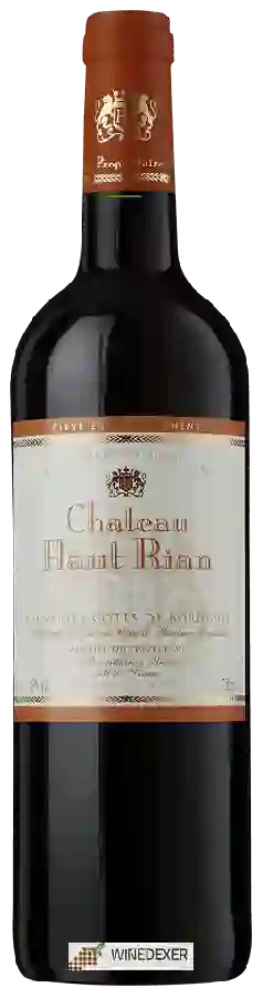 Château Haut Rian - Premiéres Côtes de Bordeaux Château Haut Rian - Premiéres Côtes de Bordeaux