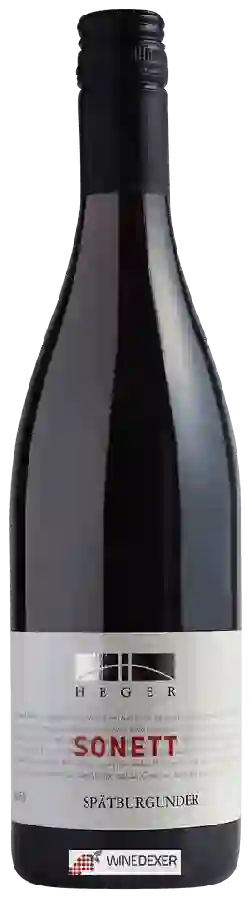 Weingut Heger - Sonett Spätburgunder Weingut Heger - Sonett Spätburgunder