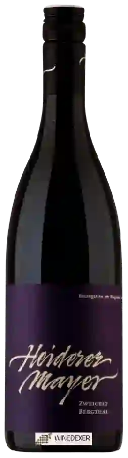 Weingut Heiderer Mayer - Zweigelt Bergthal Weingut Heiderer Mayer - Zweigelt Bergthal