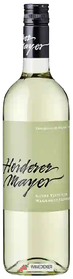 Weingut Heiderer Mayer - Roter Veltliner Wagramer Selektion Weingut Heiderer Mayer - Roter Veltliner Wagramer Selektion