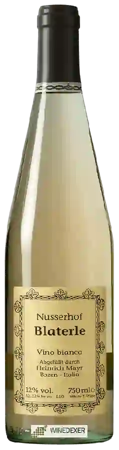 Weingut Heinrich Mayr (Nusserhof) - Blaterle Bianco Weingut Heinrich Mayr (Nusserhof) - Blaterle Bianco