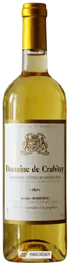 Domaine de Crabitey - Premières Côtes de Bordeaux Domaine de Crabitey - Premières Côtes de Bordeaux