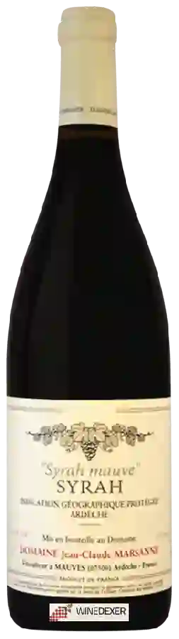 Domaine Jean-Claude Marsanne - Syrah Mauve Domaine Jean-Claude Marsanne - Syrah Mauve