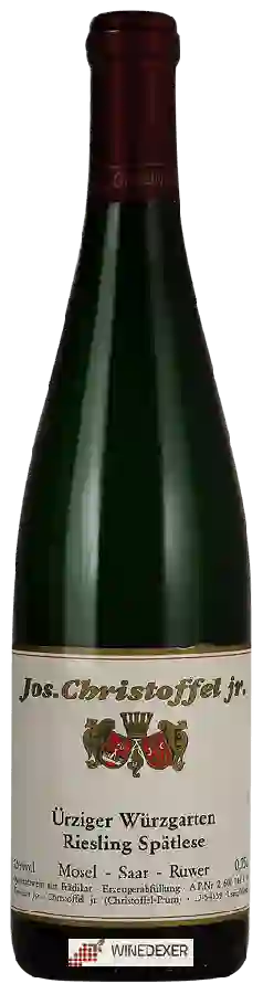 Weingut Jos. Christoffel Jr. - Ürziger Würzgarten Riesling Spätlese Weingut Jos. Christoffel Jr. - Ürziger Würzgarten Riesling Spätlese