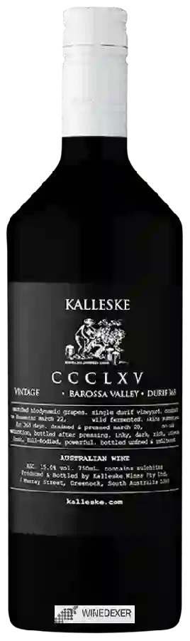 Weingut Kalleske - CCCLXV Durif Weingut Kalleske - CCCLXV Durif