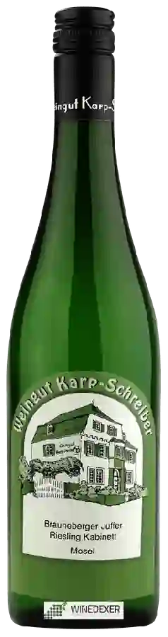 Weingut Karp Schreiber - Brauneberger Juffer Riesling Kabinett Weingut Karp Schreiber - Brauneberger Juffer Riesling Kabinett