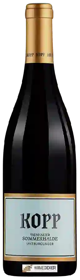 Weingut Kopp - Sommerhalde Spätburgunder