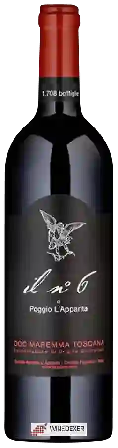 Weingut Poggio L'Apparita - Il No. 6 Maremma Toscana Weingut Poggio L'Apparita - Il No. 6 Maremma Toscana