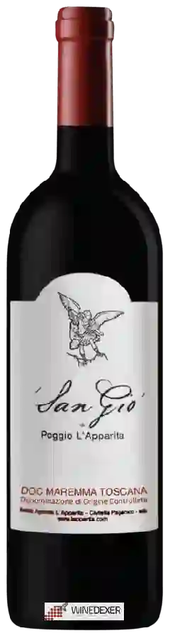Weingut Poggio L'Apparita - San Gio' Sangiovese Maremma Toscana Weingut Poggio L'Apparita - San Gio' Sangiovese Maremma Toscana