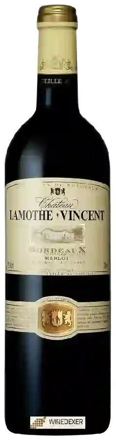 Château Lamothe-Vincent - Merlot Bordeaux Château Lamothe-Vincent - Merlot Bordeaux