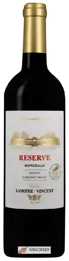 Château Lamothe-Vincent - Reserve Bordeaux Merlot - Cabernet Franc Château Lamothe-Vincent - Reserve Bordeaux Merlot - Cabernet Franc