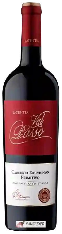 Latentia Winery - Val Passo Cabernet Sauvignon - Primitivo Latentia Winery - Val Passo Cabernet Sauvignon - Primitivo