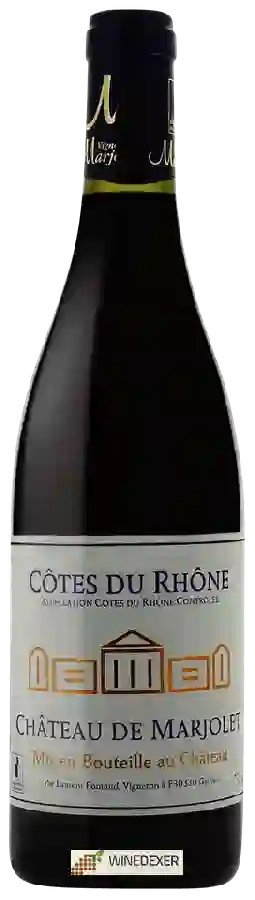 Château de Marjolet - Côtes du Rhône Rouge