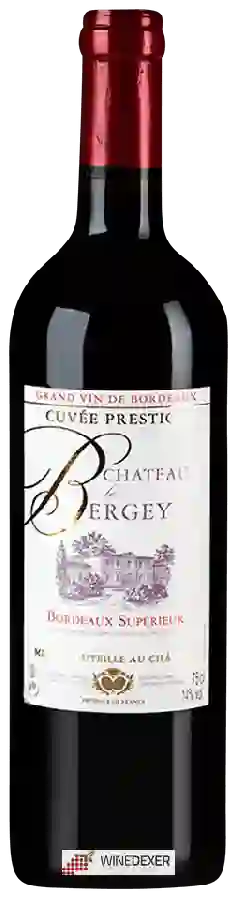 Château Le Bergey - Cuvée Prestige Bordeaux Supérieur