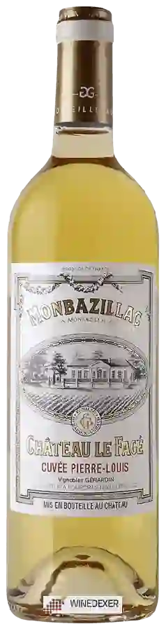 Château Le Fagé - Cuvée Pierre Louis Monbazillac Château Le Fagé - Cuvée Pierre Louis Monbazillac
