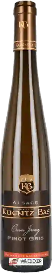 Weingut Kuentz-Bas - Cuvée Jérémy Sélection de Grains Nobles Pinot Gris Weingut Kuentz-Bas - Cuvée Jérémy Sélection de Grains Nobles Pinot Gris