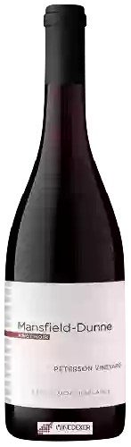 Weingut Mansfield - Dunne - Peterson Vineyard Pinot Noir