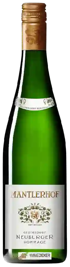 Weingut Mantlerhof - Neuburger Hommage Weingut Mantlerhof - Neuburger Hommage