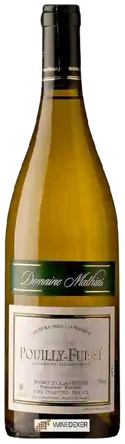 Domaine Mathias - Pouilly-Fuissé Domaine Mathias - Pouilly-Fuissé