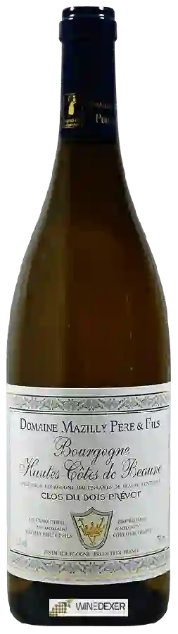 Domaine Mazilly Père & Fils - Bourgogne Hautes-Côtes de Beaune 'Clos du Bois Prévot' Domaine Mazilly Père & Fils - Bourgogne Hautes-Côtes de Beaune 'Clos du Bois Prévot'