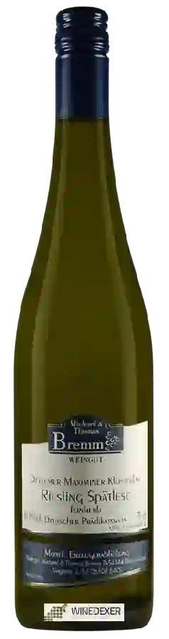 Weingut Michael Thomas Bremm - Detzemer Maximiner Klosterlay Riesling Spätlese Feinherb