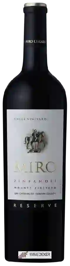 Weingut Miro - Mounts Vineyard Reserve Zinfandel Weingut Miro - Mounts Vineyard Reserve Zinfandel