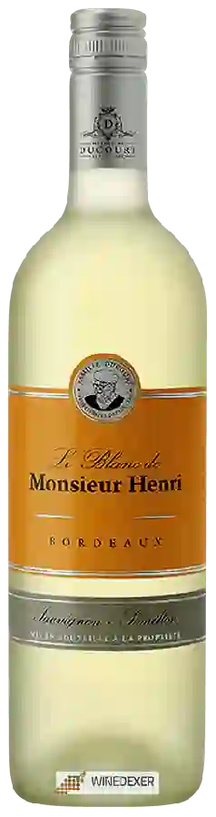 Weingut Monsieur Henri - Le Blanc de Monsieur Henri Sauvignon - Sémillon Weingut Monsieur Henri - Le Blanc de Monsieur Henri Sauvignon - Sémillon
