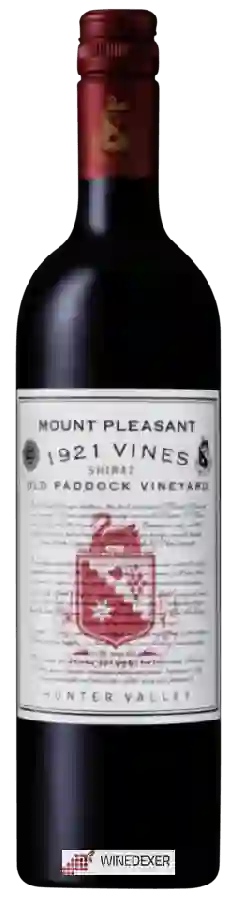 Weingut Mount Pleasant - 1921 Vines Old Paddock Vineyard Shiraz Weingut Mount Pleasant - 1921 Vines Old Paddock Vineyard Shiraz