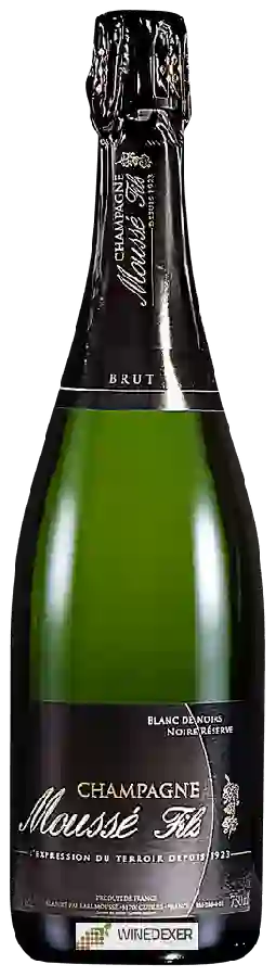 Weingut Moussé Fils - Noire Réserve Blanc de Noirs Champagne Weingut Moussé Fils - Noire Réserve Blanc de Noirs Champagne