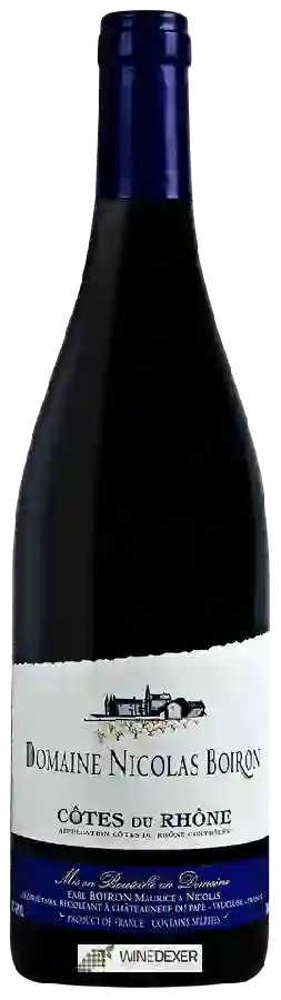 Domaine Nicolas Boiron - Côtes du Rhône Domaine Nicolas Boiron - Côtes du Rhône