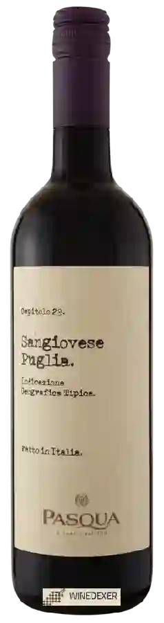 Weingut Pasqua - Capitolo 29. Sangiovese Weingut Pasqua - Capitolo 29. Sangiovese