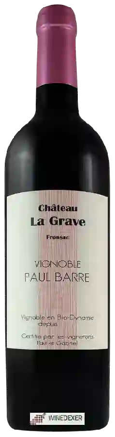 Weingut Paul Barre - Château La Grave Fronsac Weingut Paul Barre - Château La Grave Fronsac