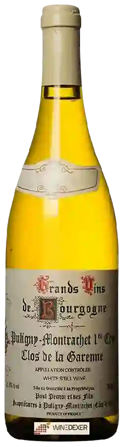 Weingut Paul Pernot - Puligny - Montrachet 1er Cru Clos de la Garenne Weingut Paul Pernot - Puligny - Montrachet 1er Cru Clos de la Garenne