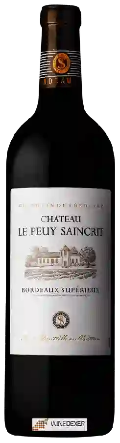Château le Peuy-Saincrit - Bordeaux Supérieur Château le Peuy-Saincrit - Bordeaux Supérieur