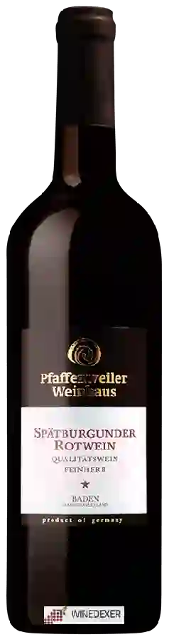 Weingut Pfaffenweiler Weinhaus - Spätburgunder Feinherb Weingut Pfaffenweiler Weinhaus - Spätburgunder Feinherb