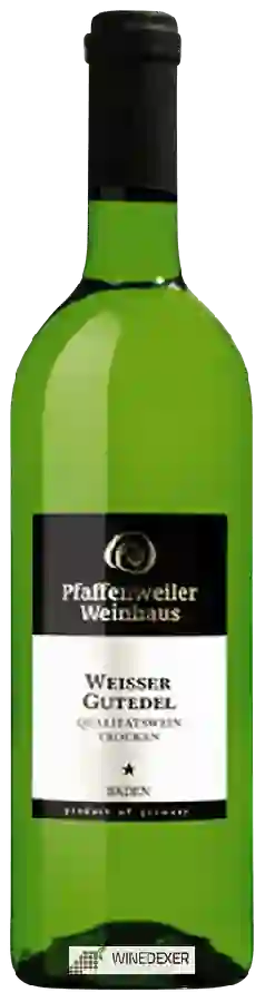 Weingut Pfaffenweiler Weinhaus - Weisser Gutedel Trocken Weingut Pfaffenweiler Weinhaus - Weisser Gutedel Trocken