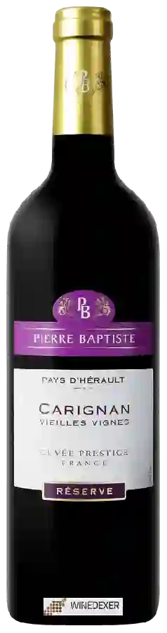 Weingut Pierre Baptiste - Cuvée Prestige Réserve Vieilles Vignes Carignan Weingut Pierre Baptiste - Cuvée Prestige Réserve Vieilles Vignes Carignan