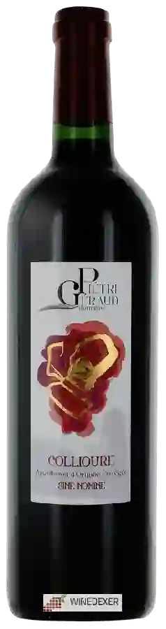 Weingut Piétri Géraud - Sine Nomine Collioure Weingut Piétri Géraud - Sine Nomine Collioure