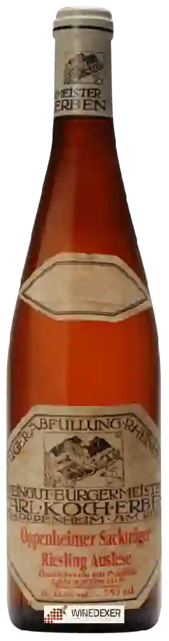Weingut Bürgermeister Carl Koch - Oppenheimer Sackträger Riesling Auslese Weingut Bürgermeister Carl Koch - Oppenheimer Sackträger Riesling Auslese