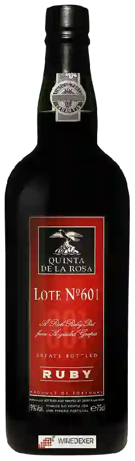 Weingut Quinta de La Rosa - Lote No. 601 Ruby Weingut Quinta de La Rosa - Lote No. 601 Ruby