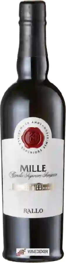Weingut Rallo - Mille 10 Anni Marsala Superiore Semisecco Weingut Rallo - Mille 10 Anni Marsala Superiore Semisecco