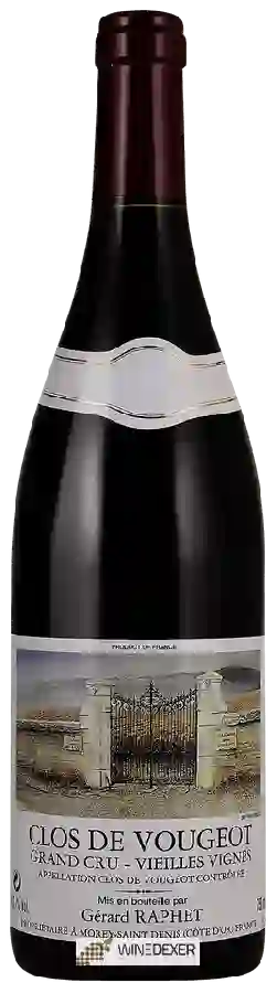 Weingut Gérard Raphet - Vieilles Vignes Clos de Vougeot Grand Cru Weingut Gérard Raphet - Vieilles Vignes Clos de Vougeot Grand Cru