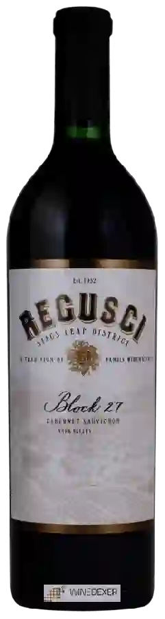 Weingut Regusci - Block 27 Cabernet Sauvignon Weingut Regusci - Block 27 Cabernet Sauvignon