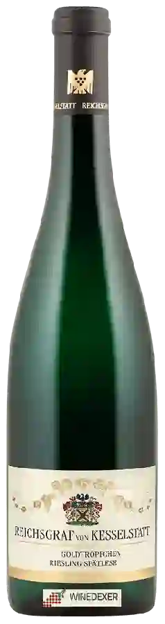 Weingut Reichsgraf von Kesselstatt - Goldtröpfchen Riesling Spätlese Weingut Reichsgraf von Kesselstatt - Goldtröpfchen Riesling Spätlese