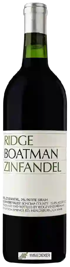 Weingut Ridge Vineyards - Boatman Zinfandel