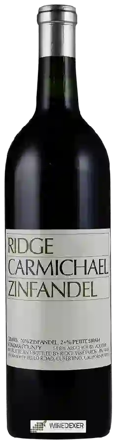 Weingut Ridge Vineyards - Carmichael Zinfandel Weingut Ridge Vineyards - Carmichael Zinfandel